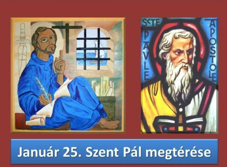 Szent Pál megtérésének ünnepe /2022.01.25./